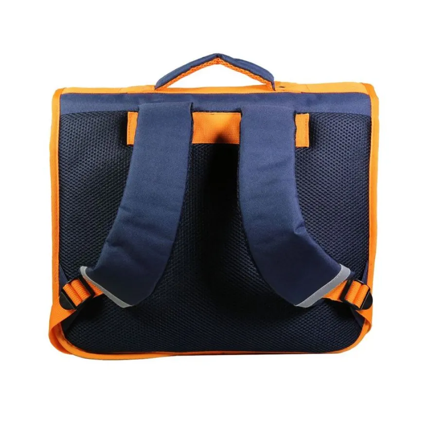 Cartable Vorax Dinosaure 38 cm - 2 compartiments - bleu - Bagtrotter