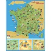 Carte muette Tourisme - 66 x 84,5 cm - Bouchut