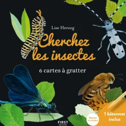 CARTES A GRATTER - CHERCHEZ LES INSECTES