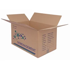 Carton déménagement - 55 cm x 35 cm x 30 cm - Logistipack