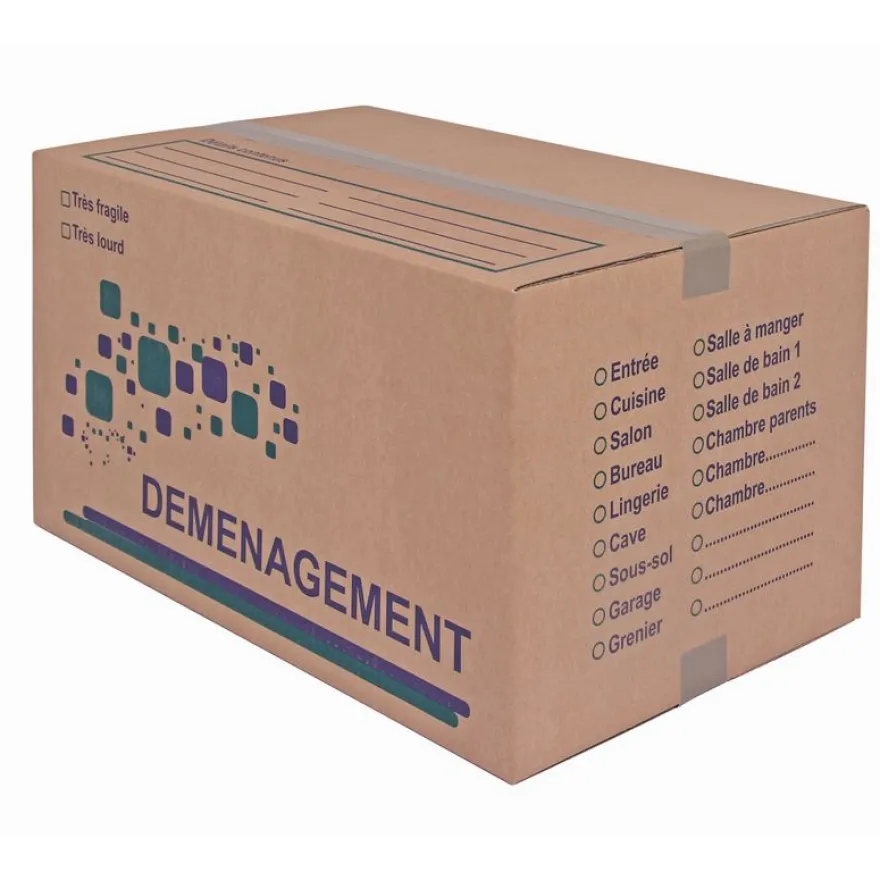 Carton déménagement - 35X27,5X30 x20 - Logistipack