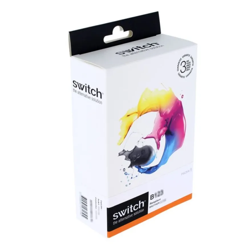 Cartouche compatible Brother LC22U - Pack de 4 - noir, cyan, magenta, jaune - Switch
