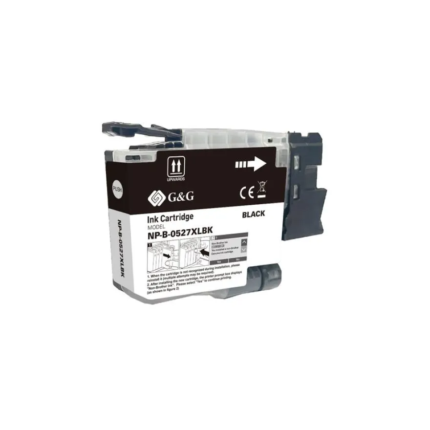 Cartouche compatible Brother LC527XL - noir - G&G