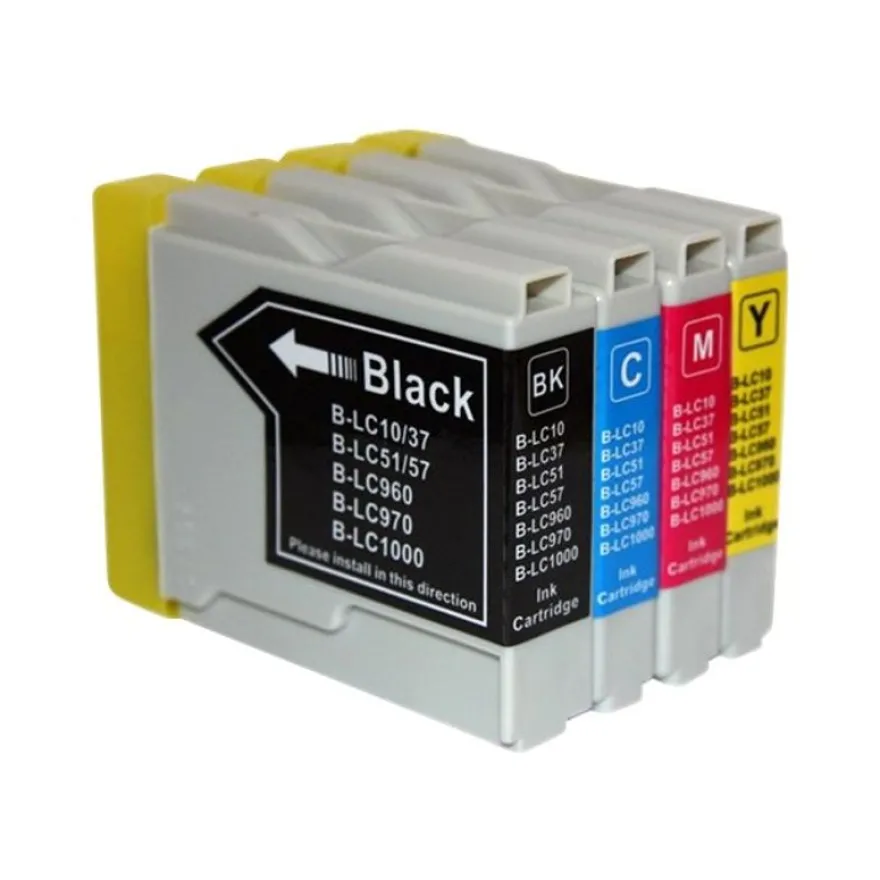 Cartouche compatible Brother LC970 - pack de 4 -noir, cyan, magenta, jaune - Uprint