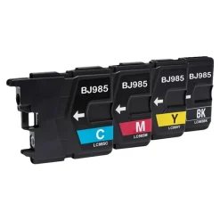 Cartouche compatible Brother LC985 - pack de 4 - noir, jaune, cyan, magenta - Uprint