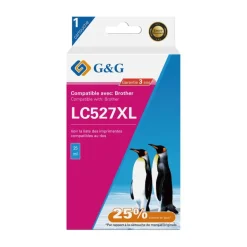 Cartouche compatible Brother LC527XL - cyan - G&G