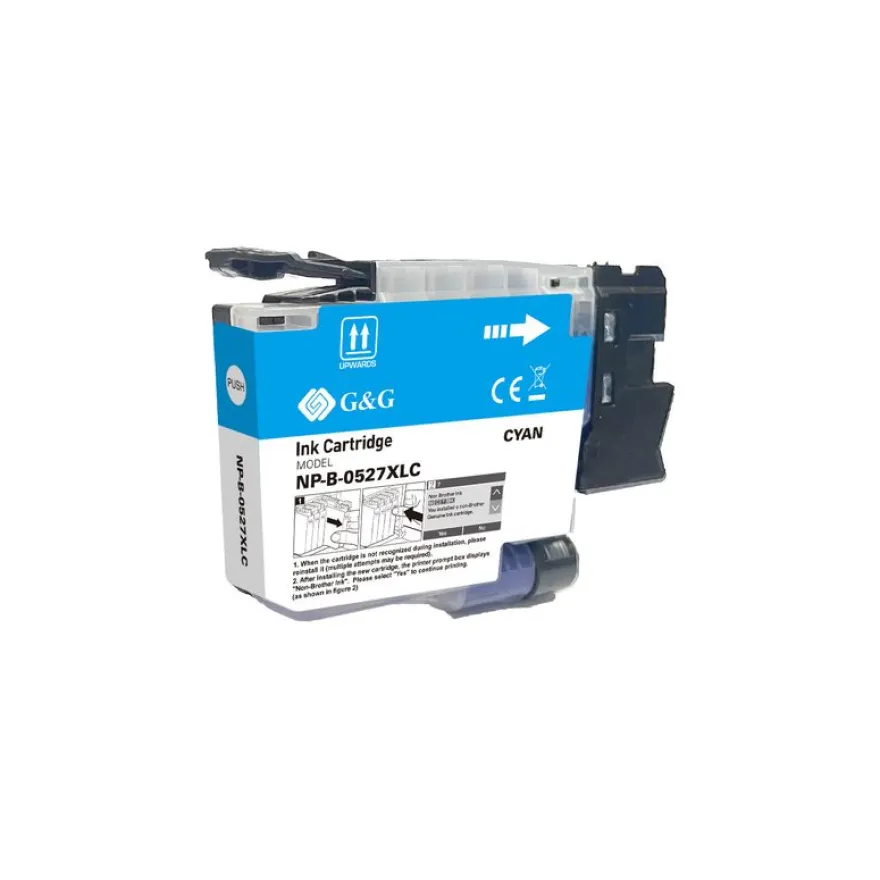 Cartouche compatible Brother LC527XL - cyan - G&G