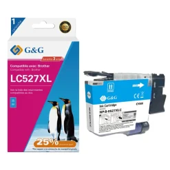 Cartouche compatible Brother LC527XL - cyan - G&G