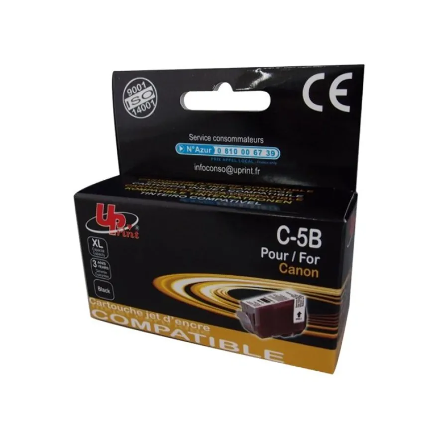 Cartouche compatible Canon PGI-5 - noir - Uprint