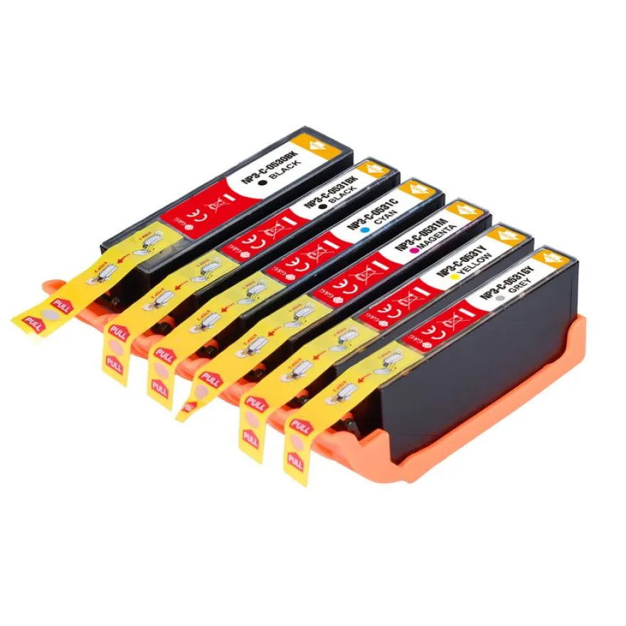 Cartouche compatible Canon PGI-530/CLI-531 - noir photo,noir, cyan, magenta, jaune - G&G