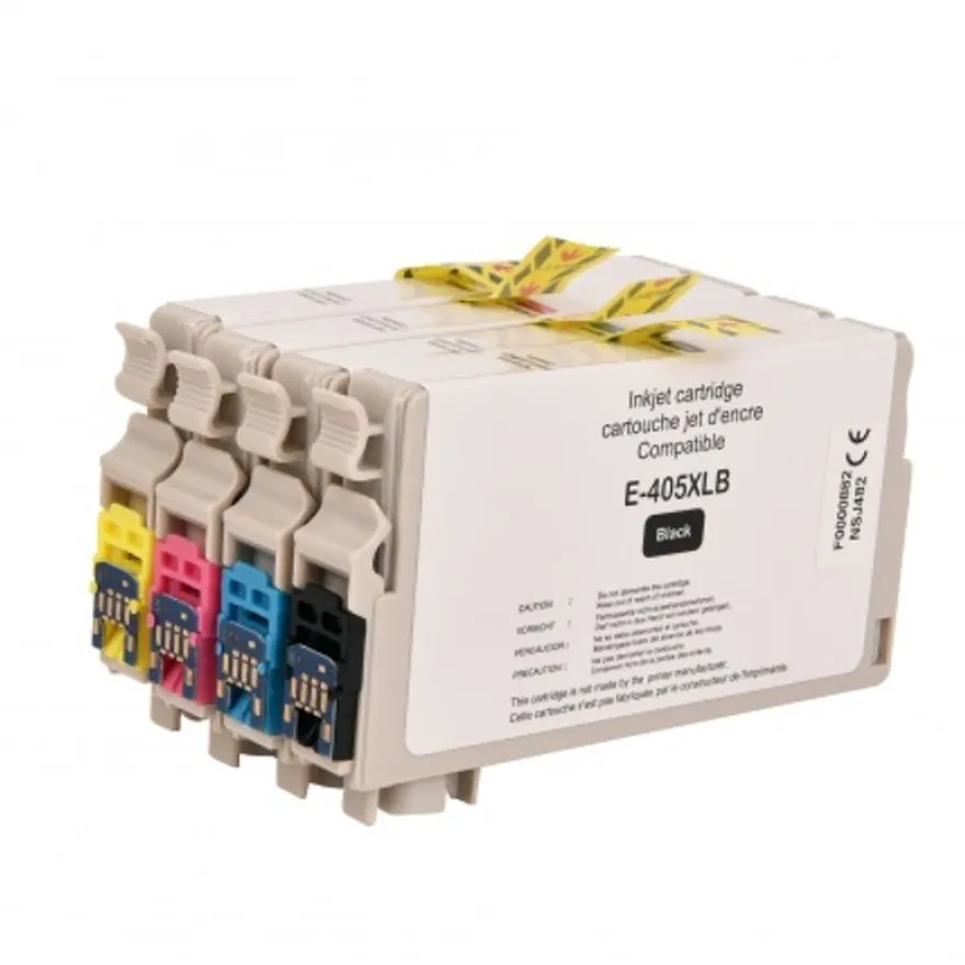 Cartouche compatible Epson 405XL Valise - pack de 4 - noir, jaune, cyan, magenta - Uprint