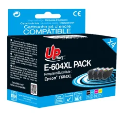 Cartouche compatible Epson 604XL Ananas - pack de 4 - noir, jaune, cyan, magenta - Uprint