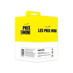 Cartouche compatible Epson EcoTank 102/103/104/115/106/111/113 - pack de 4 - noir, jaune, cyan, magenta - Les prix mini