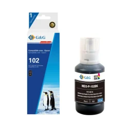 Cartouche compatible Epson EcoTank 102 - noir - G&G