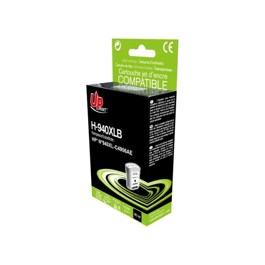 Cartouche compatible HP 940XL - noir - Uprint