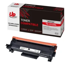 Cartouche laser compatible Brother TN2510XL - noir - Uprint