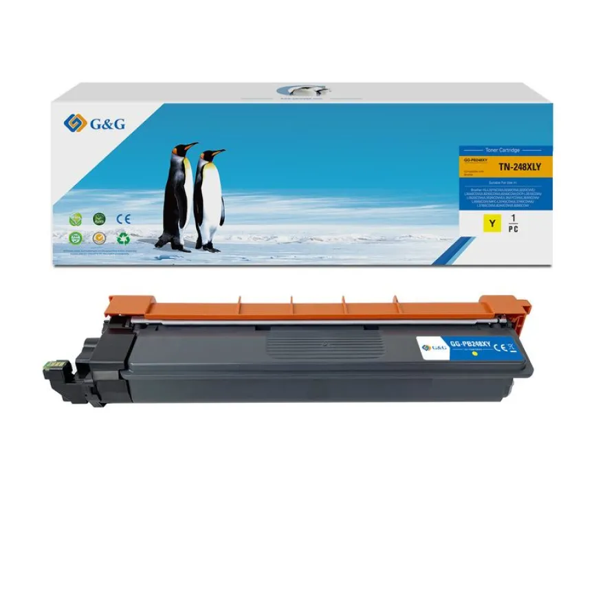 Cartouche laser compatible Brother TN248 - jaune - G&G
