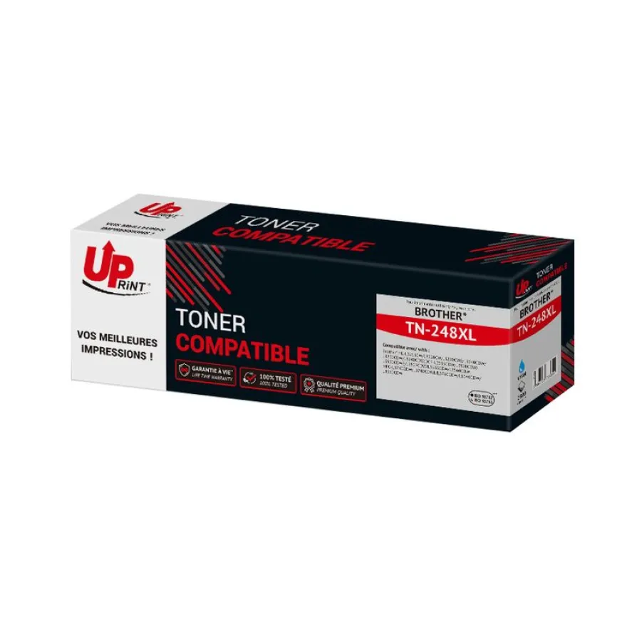 Cartouche laser compatible Brother TN248XL - cyan - Uprint