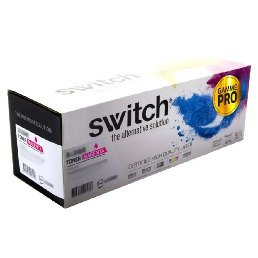 Cartouche laser compatible HP 201X - magenta - Switch