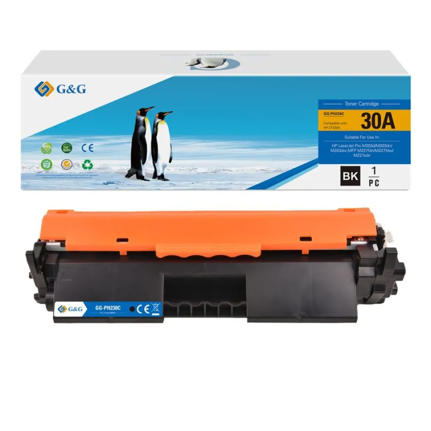 Cartouche laser compatible HP 30A - noir - G&G