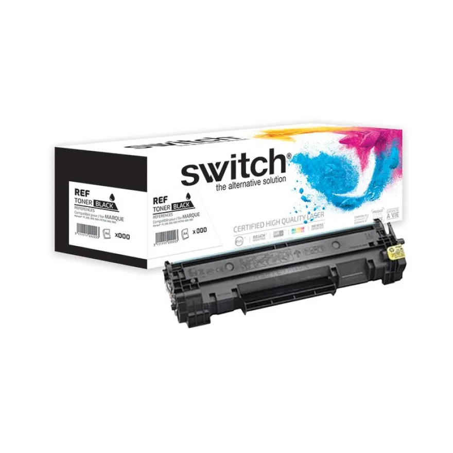 Cartouche laser compatible HP 142A - Noir - Switch