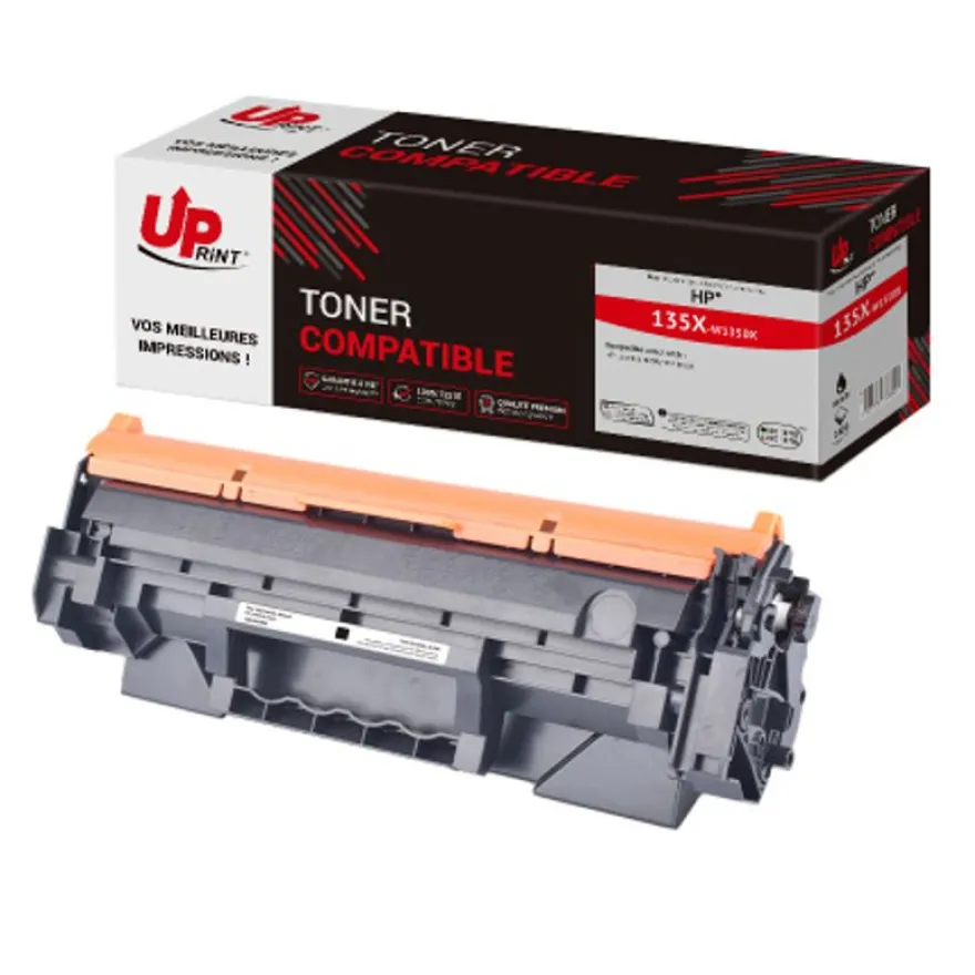 Cartouche laser compatible HP 135X - noir - Uprint