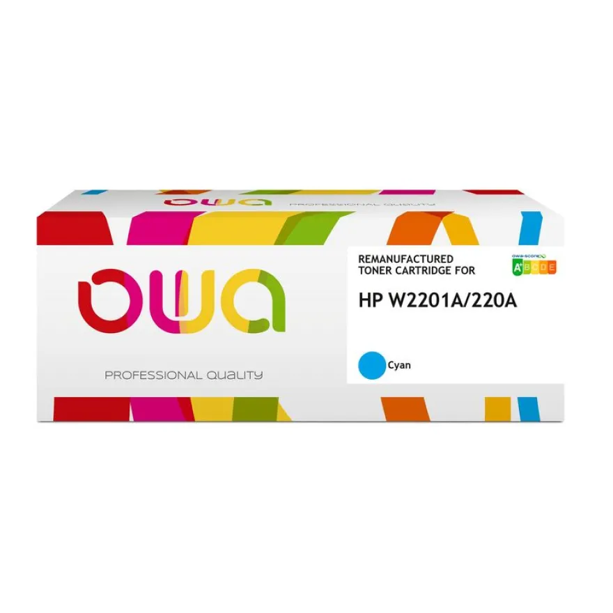Cartouche laser compatible HP 220A - cyan - Owa