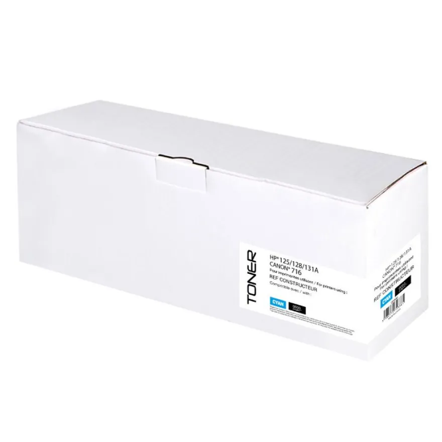 Cartouche laser compatible HP 125A - cyan - Neutre