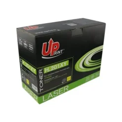 Cartouche laser compatible HP 201X - jaune - Uprint