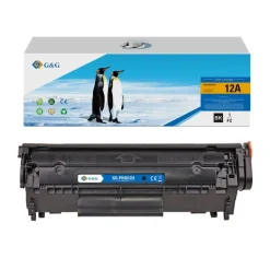 Cartouche laser compatible HP 12A - noir - G&G