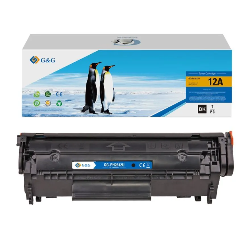 Cartouche laser compatible HP 12A - noir - G&G
