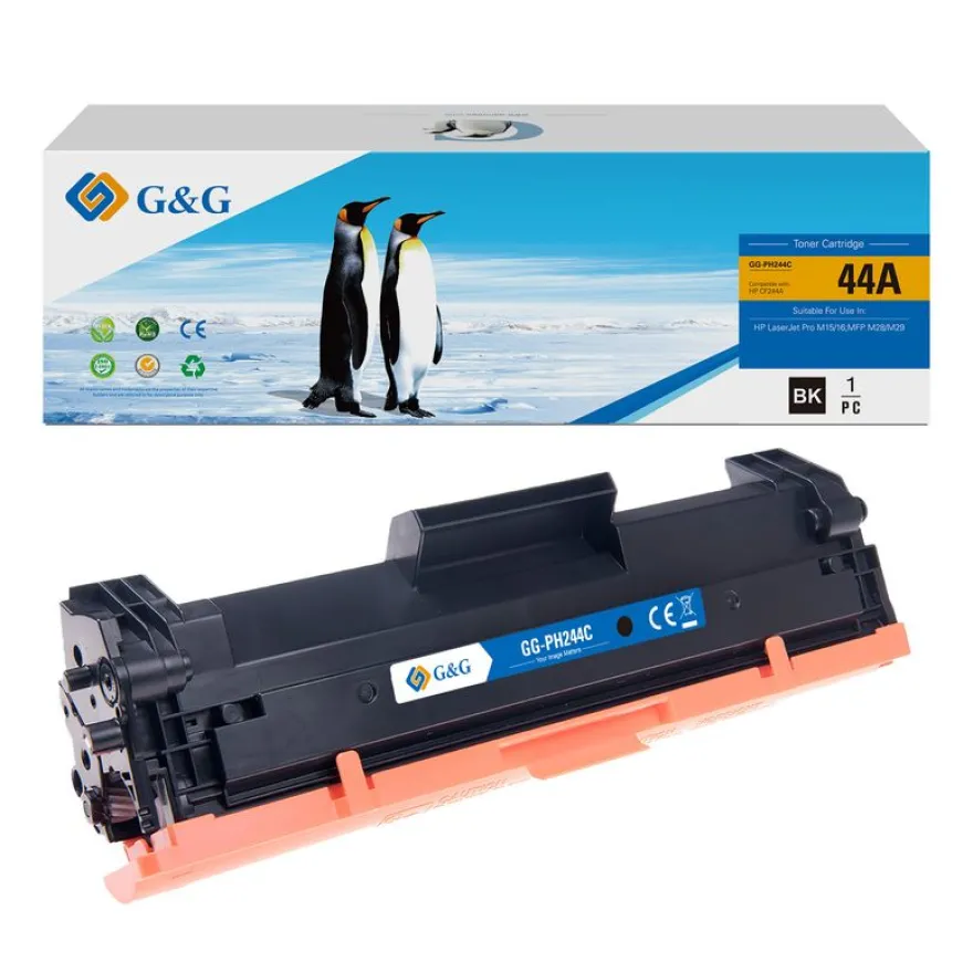Cartouche laser compatible HP 44A - noir - G&G
