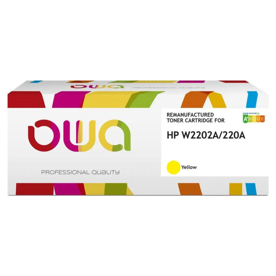 Cartouche laser compatible HP 220A - jaune - Owa