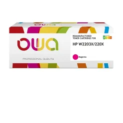 Cartouche laser compatible HP 220X - magenta - Owa
