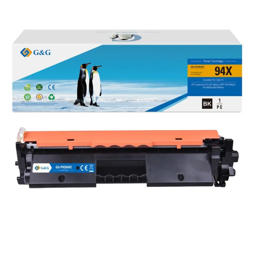 Cartouche laser compatible HP 94X - noir - G&G