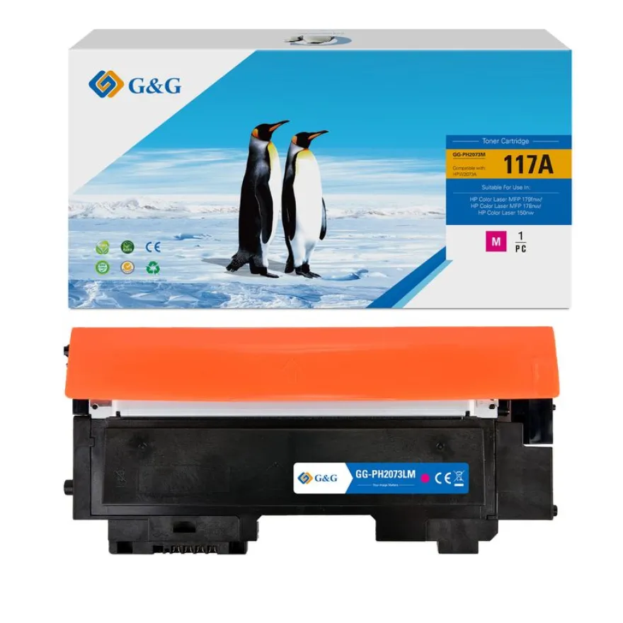 Cartouche laser compatible HP 117A - magenta - G&G