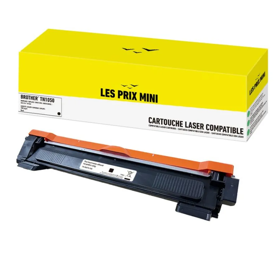 Cartouche laser compatible Brother TN1050 - noir - Les prix mini