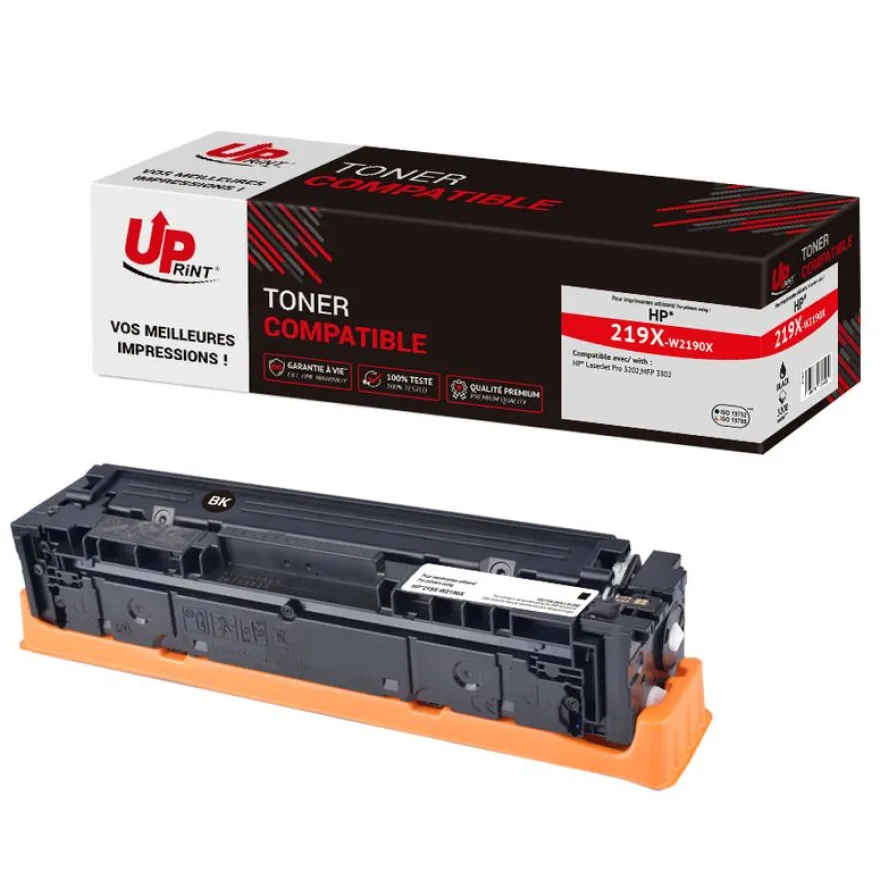 Cartouche laser compatible HP 219X - noir - Uprint