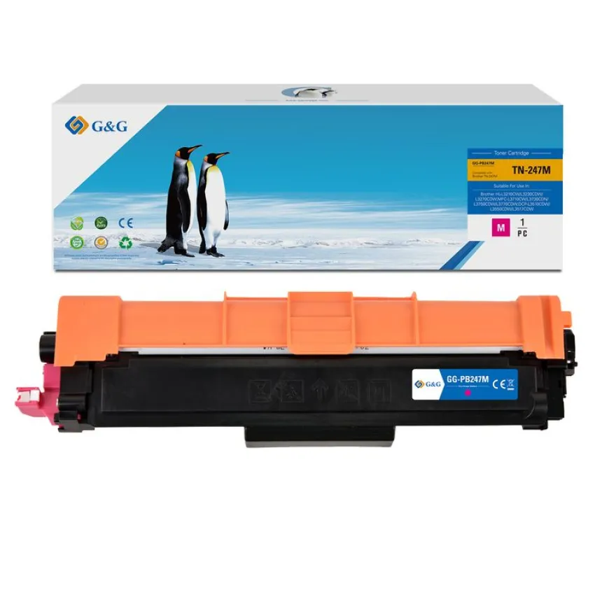 Cartouche laser compatible Brother TN247 - magenta - G&G