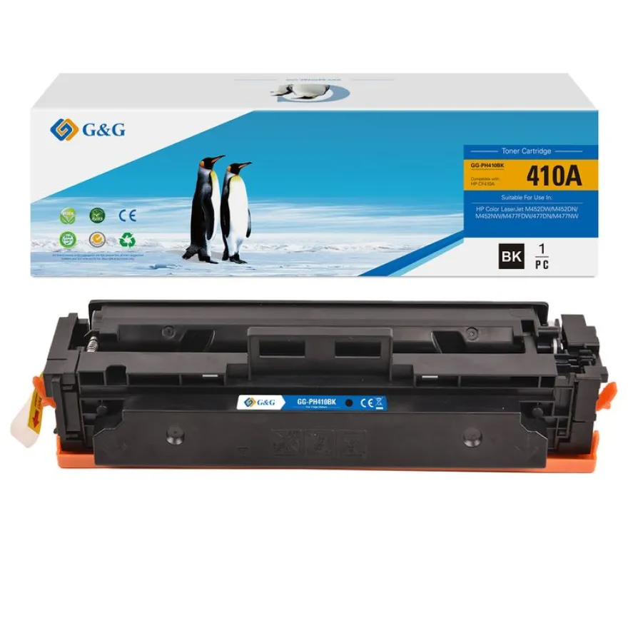 Cartouche laser compatible HP 410A - noir - G&G