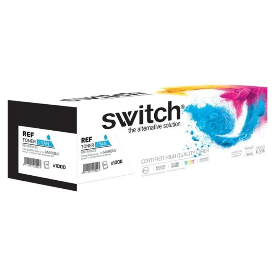 Cartouche laser compatible Canon 067H - cyan - Switch