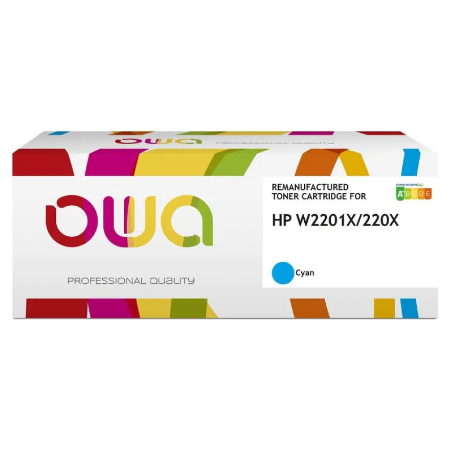 Cartouche laser compatible HP 220X - cyan - Owa
