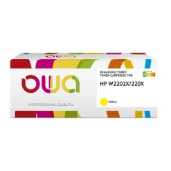 Cartouche laser compatible HP 220X - jaune - Owa