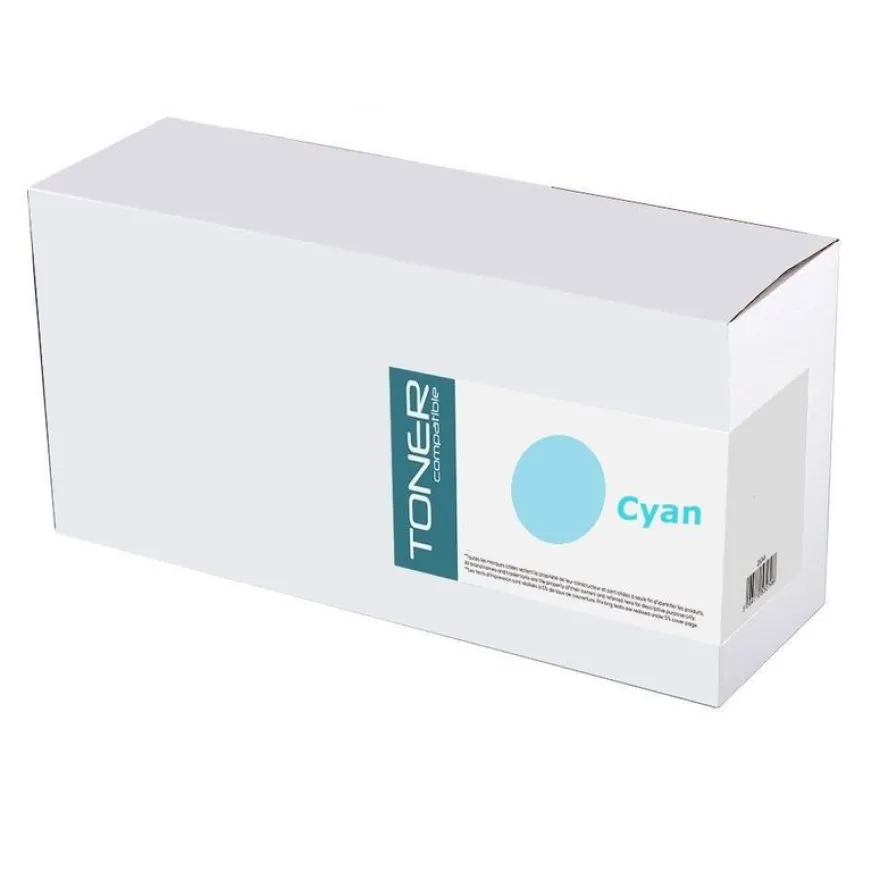 Cartouche laser compatible HP 655A - cyan - Neutre