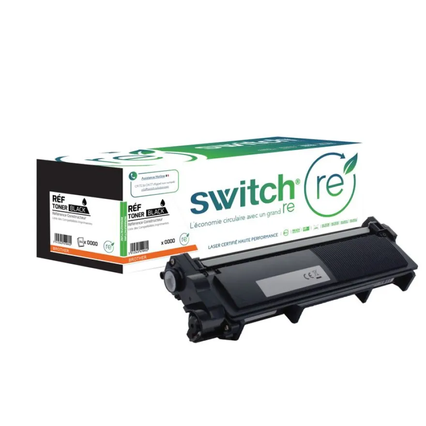Cartouche laser remanufacturée Brother TN2320 - noir - Switch