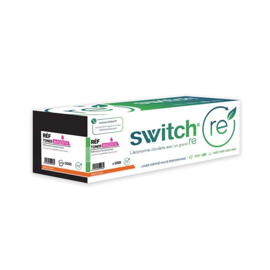 Cartouche laser remanufacturée Brother TN248XL - magenta - Switch