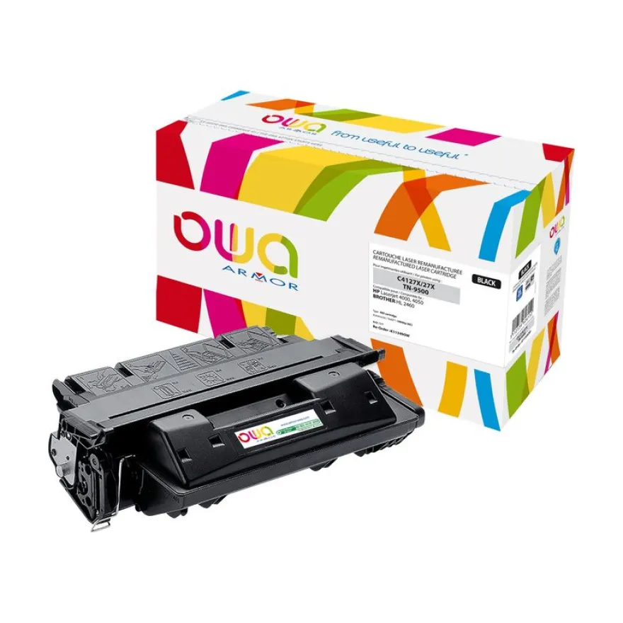 Cartouche laser remanufacturée HP 27X - noir - Owa