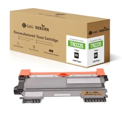 Cartouche laser remanufacturée Brother TN2220 - noir - G&G