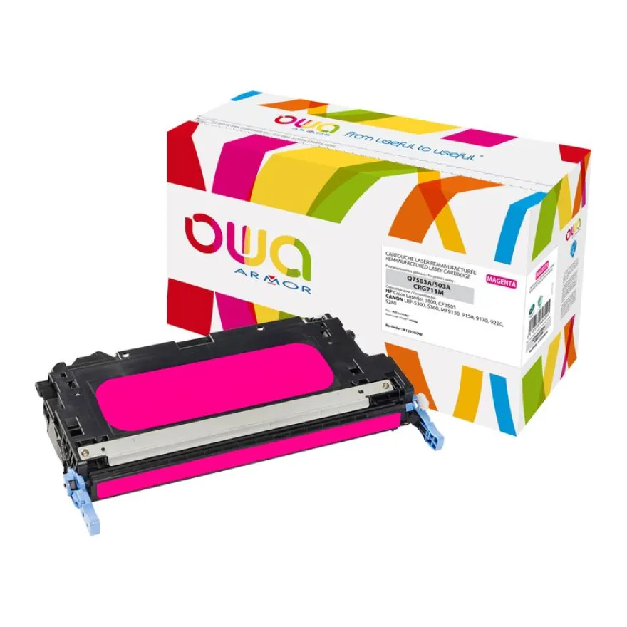 Cartouche laser remanufacturée HP 503A - magenta - Owa
