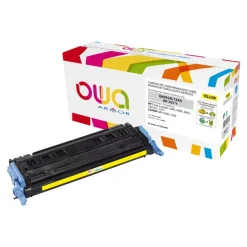 Cartouche laser remanufacturée HP 124A - jaune - Owa